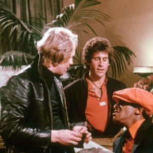 Archive - David Soul - "Starsky et Hutch" (1975) TV series 1975-1979 (saison 1) David Soul (Ken 'Hutch' Hutchinson), Paul Michael Glaser (David Starsky), Antonio Fargas . © MPP via Bestimage