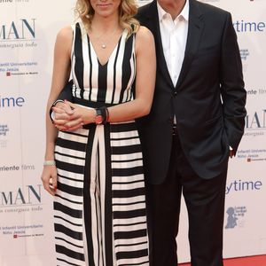 Richard Gere et sa compagne Alejandra Silva - Première du film "Norman: The Moderate Rise and Tragic Fall of a New York Fixer" au cinéma Callao à Madrid, Espagne, le 31 mai 2017. © Bestimage