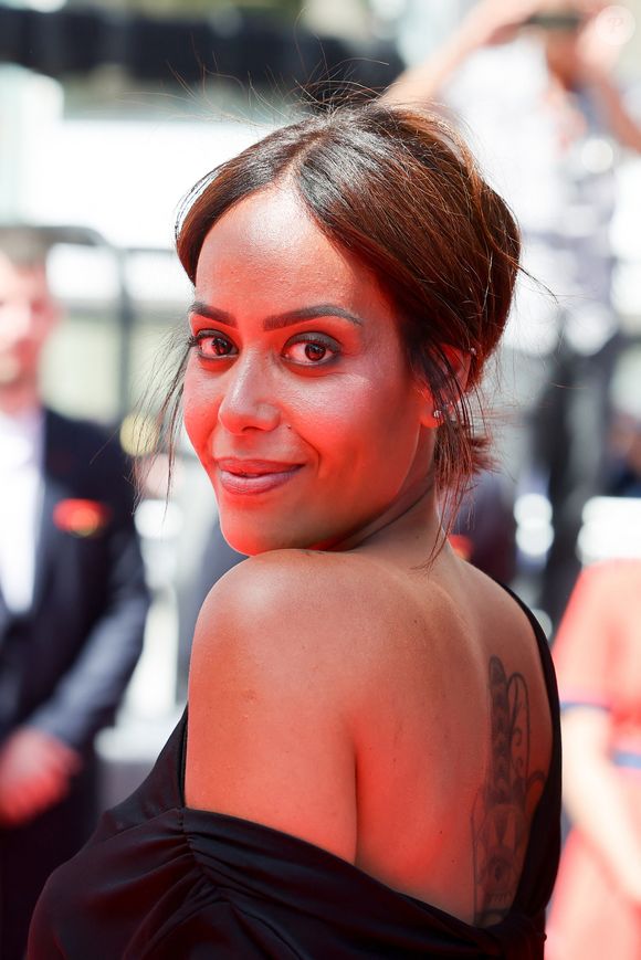 Amel Bent - Montée des marches du film « Man O Bachech (Woman and child) » lors du 78ème Festival International du Film de Cannes, au Palais des Festivals à Cannes. Le 22 mai 2025 © Jacovides-Moreau / Bestimage