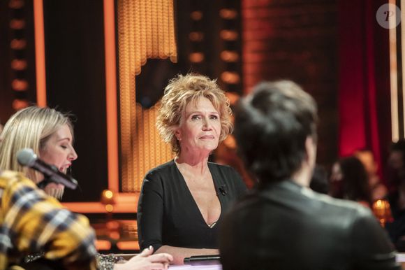 Exclusif - Clémentine Célarié - Pendant l'émission OEED (On Est En Direct) , présentée par Laurent Ruquier et diffusée en direct le 20 Février 2021 sur France2 à Paris, France. © Jack Tribeca/Bestimage