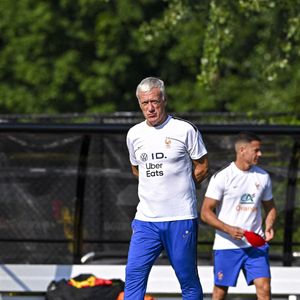 L'entraîneur est depuis retourné aux États-Unis pour reprendre les entraînement en marge de la Coupe du Monde

Le sélectionneur de l'équipe de France, Didier DESCHAMPS, lors d'une séance d'entraînement à l'université de Bentley, le 27 juin 2026 à Boston, dans le Massachusetts. Photo de Baptiste Fernandez/Icon Sport/ABACAPRESS.COM