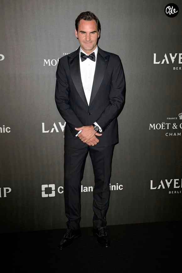 Roger Federer - Soirée d'ouverture de la 7ème Laver Cup à Berlin, le 19 septembre 2024.