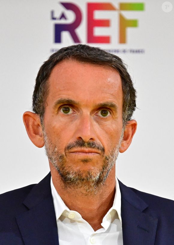 Alexandre Bompard, Pdg de Carrefour lors de la rencontre des Entrepreneurs de France du Medef, LaRef25 7ème édition, au stade Roland Garros à Paris le 27 août 2025. © Christian Liewig / Bestimage