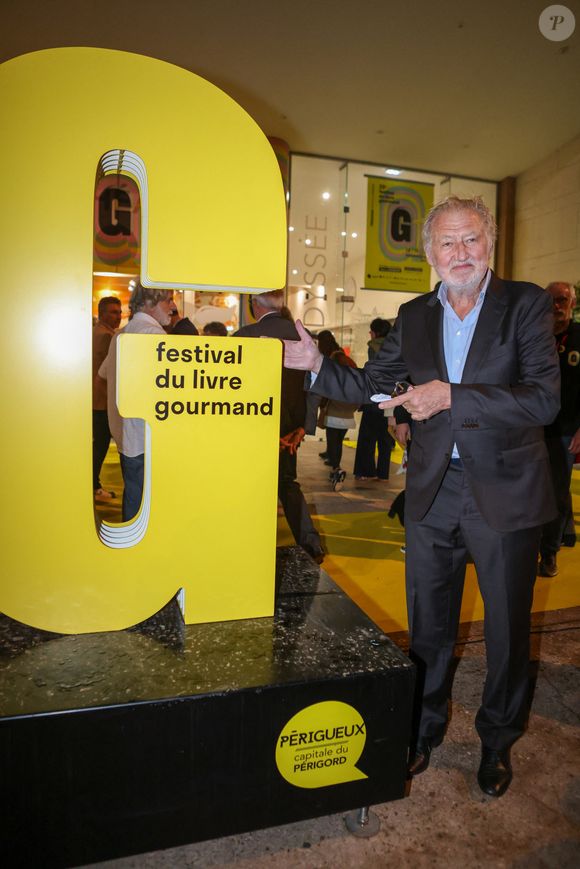 Pierre Gagnaire Président d'honneur du 20ème Festival du livre Gourmand (14 au 16 novembre 2025) au Théâtre de Périgueux, le 14 novembre 2025. ©Jean-Marc LHOMER/Bestimage.
