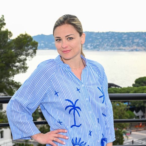 Laure Boulleau lors du moment d'échange autour de la place des femmes dans le milieu professionnel en marge du Bullpadel Show 06 à Antibes Juan les Pins, sur le roof top du 1932 Hôtel & Spa Cap d'Antibes © Bruno Bebert/Bestimage