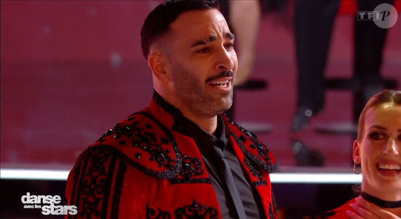 Adil Rami et ses jumeaux dans "Danse avec les stars", capture d'écran TF1.  Le 11 avril 2025.