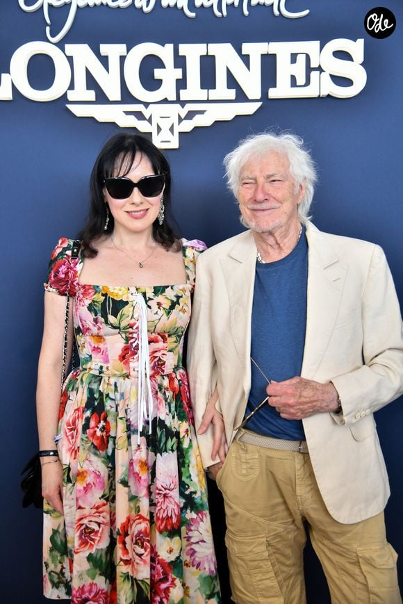 Exclusif - Hugues Aufray et sa femme Murielle à la 12ème édition Longines Paris Eiffel Jumping, à Paris le 20 juin 2026.

© Perusseau / Veeren / Bestimage