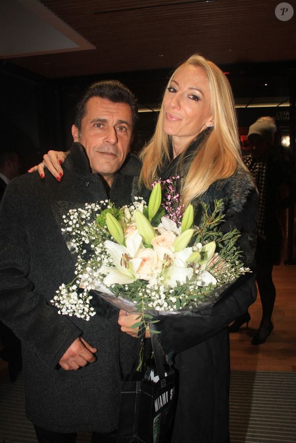 Photo : Bébert, Bebert des Forbans (Albert Kassabi) avec sa femme Astrid -  4ème cérémonie des étoiles d'or de l'association CitéStars au Pavillon  Chesnaie du Roy à Paris le 10 décembre 2023. ©