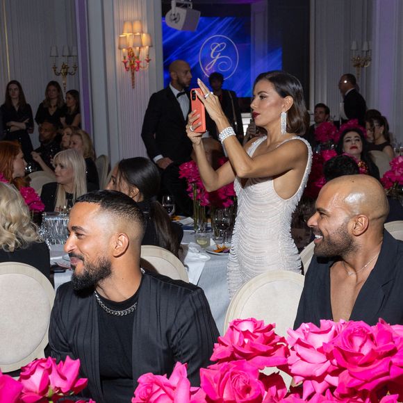 Exclusif - Eva Longoria, Slimane - Global Gift Gala Paris à l'hôtel Four Seasons George V à Paris le 8 novembre 2025. © Cyril Moreau/Bestimage