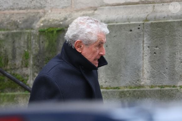 Claude Lelouch - Sorties des obsèques du réalisateur Bertrand Blier en l'église Saint-Roch à Paris le 29 janvier 2025. © Dominique Jacovides/Bestimage