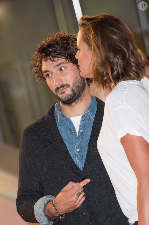 Laure Manaudou et Jérémy Frérot - Arrivées à la 17ème cérémonie des NRJ Music Awards 2015 au Palais des Festivals à Cannes, le 7 novembre 2015.