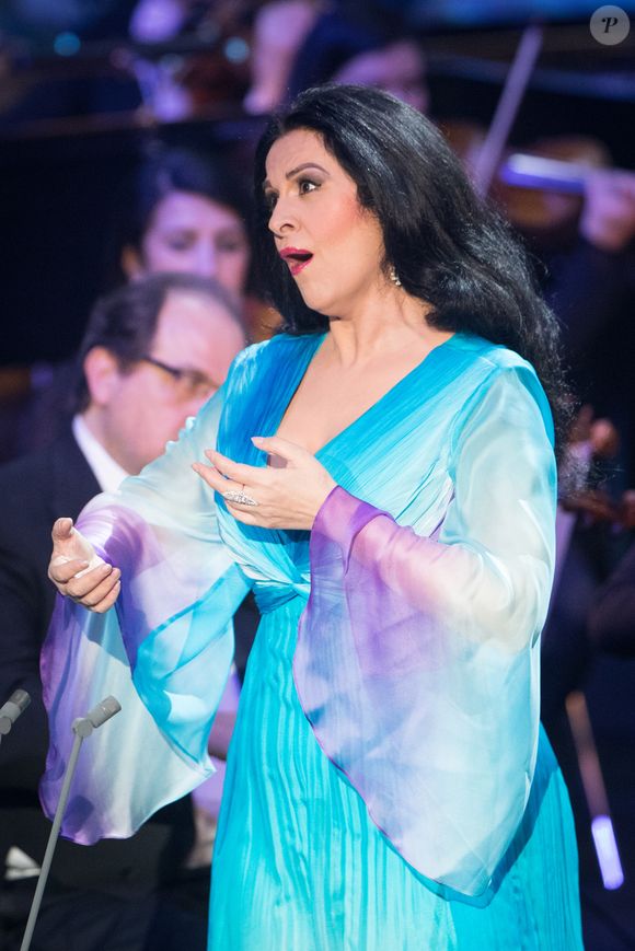 Exclusif - Angela Gheorghiu - 25ème édition des Victoires de la Musique Classique à Evian-les-Bains. Le 23 février 2018
© Cyril Moreau . Bestimage