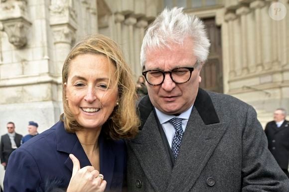 Clément Vandenkerckhove, le fils du prince, a donné sa version des faits.

La princesse Claire Coombs de Belgique, Le prince Laurent de Belgique - Messe pour les défunts de la famille royale à Bruxelles, le 20 février 2024. © Photonews / Bestimage