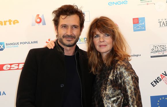 Gwendoline Hamon et Alexandre Varga au photocall de la cérémonie d'ouverture de la 21ème édition du festival des créations télévisuelles de Luchon, France, le 6 février 2019. © Patrick Bernard/Bestimage