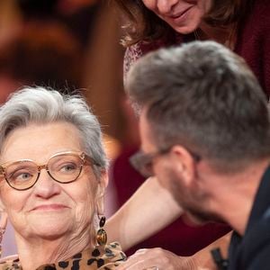 Exclusif - Helene Janssens et Jeanfi Janssens lors de l'enregistrement de l'émission "Famille je vous aime" présentée par Michel Drucker et qui sera diffusée le vendredi 29 mai sur France 3, à Paris, France, le 4 décembre 2025. © Gaffiot-Perusseau/Bestimage