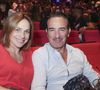 L'heureux papa de quatre enfants y a vécu un grand moment d'émotion grâce à la chanteuse Jeanne Cherhal qui lui a dédié une belle déclaration en chanson.

Exclusif - Nathalie Pechalat et son mari Jean Dujardin - People à la représentation exceptionnelle du spectacle musical "Sur la route Enchantée" de Chantal Goya au Palais des Congrès de la Porte Maillot à Paris - © Jack Tribeca / Bestimage
