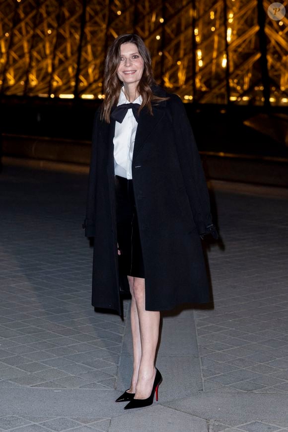 Chiara Mastroianni - Photo Call du « Le Grand Diner du Louvre « lors de la Fashion Week  à Paris le 5 mars 2025. © Olivier Borde /Bestimage