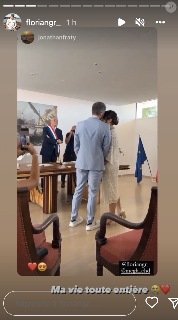 Florian (Mariés au premier regard) s'est marié à sa belle Meghane le 26 août 2022 - Instagram