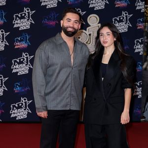 Kendji Girac et Ambre (Star Academy 2025) au photocall de la 27ème édition des NRJ Music Awards au palais des Festivals de Cannes, France, le 31 octobre 2025. © Dominique Jacovides/Bestimage
