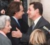 C'est Nicolas Sarkozy, le maire de l'époque, qui a chapeauté la cérémonie civile devant un parterre d'invités prestigieux...

Nicolas Sarkozy au mariage civil de Michel Sardou et Anne-Marie Périer, Neuilly, 11/10/99. Crédit Abaca