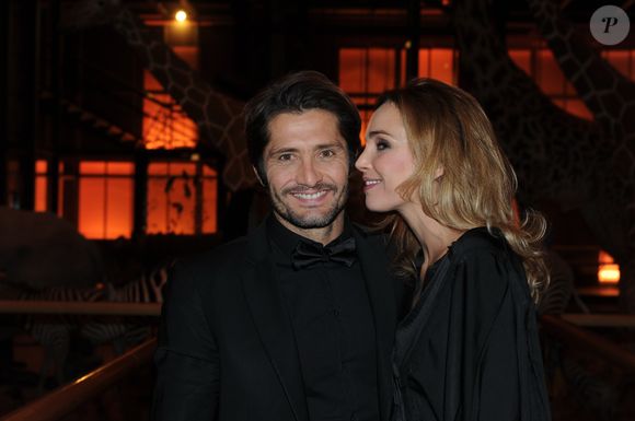 Bixente Lizarazu et Claire Keim - Soirée GQ au musée d'histoire naturelle à Paris. Le 20 novembre 2013