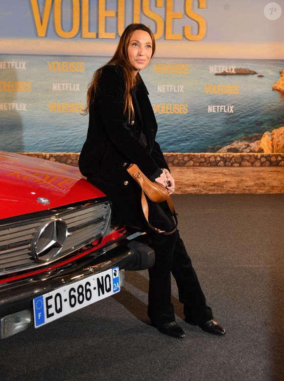 Laura Smet - Avant-première du film "Voleuses" diffusé sur Netflix. 
Paris le 24 octobre 2023.

© Veeren / Bestimage