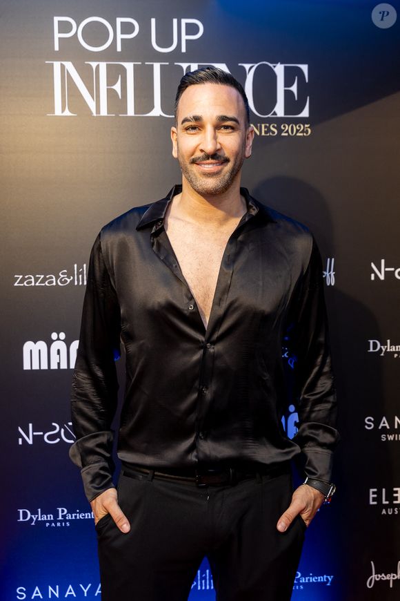 Exclusif - Adil Rami - Showcase de Lenie au showroom Pop Up Influence by Aurélien Cassirame lors du 78ème Festival International du Film de Cannes le 21 mai 2025. © Aurelio Stella / Evenjoy / BestImage
