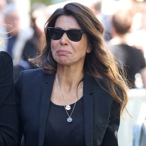 Reem Kherici - Arrivées aux obsèques de Nadia Farès en l'église Saint-Jean-de-Montmartre à Paris, le 24 avril 2026. N.Farès est décédée le 17 avril 2026 quelques jours après un "incident cardiaque" survenu le 12 avril 2026 dans la piscine du complexe sportif, Blanche (9ème).