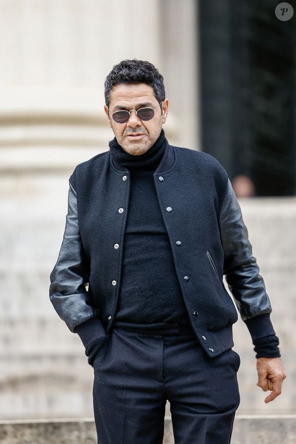 Jamel Debbouze - Sorties de la cérémonie religieuse en hommage à Rolland Courbis en l'église de la Madeleine à Paris, France, le 14 janvier 2026. © Jacovides-Moreau/Bestimage