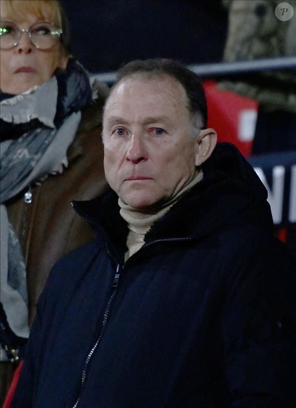 Jean Pierre PAPIN - Jean-Pierre Papin assiste au match de Ligue 1 Uber Eats "Rennes - Marseille (0-1)" au stade Roazhon Park à Rennes, le 5 mars 2023. © Federico Pestellini / Panoramic / Bestimage