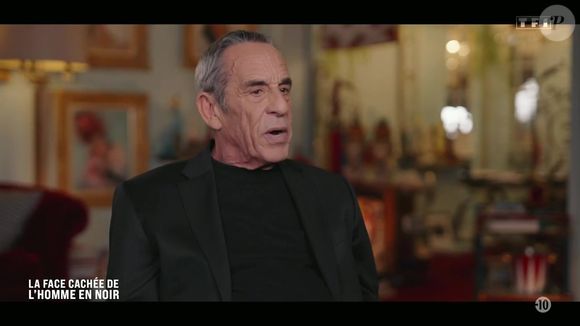 Capture d'écran du documentaire "La face cachée de l'Homme en Noir" sur TF1