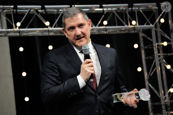 Yves Calvi assiste à la 21eme Ceremonie Des Lauriers De La Radio Et De La Television a l'hotel De Ville de Paris, France, le 8 fevrier 2016. Photo by Alban Wyters/ABACAPRESS.COM