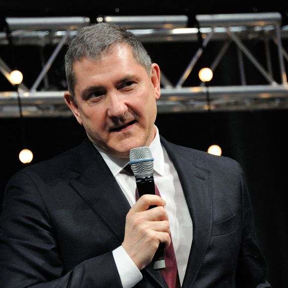 Yves Calvi assiste à la 21eme Ceremonie Des Lauriers De La Radio Et De La Television a l'hotel De Ville de Paris, France, le 8 fevrier 2016. Photo by Alban Wyters/ABACAPRESS.COM