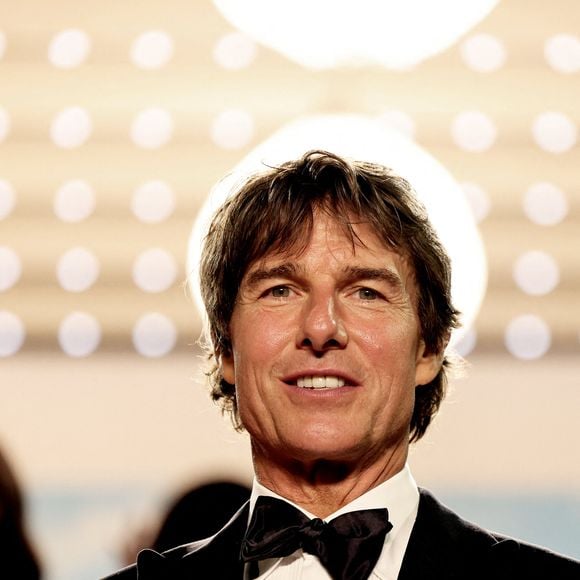 Tom Cruise - Descente des marches du film "Top Gun : Maverick" lors du 75ème Festival International du Film de Cannes. Le 18 mai 2022
© Dominique Jacovides / Bestimage