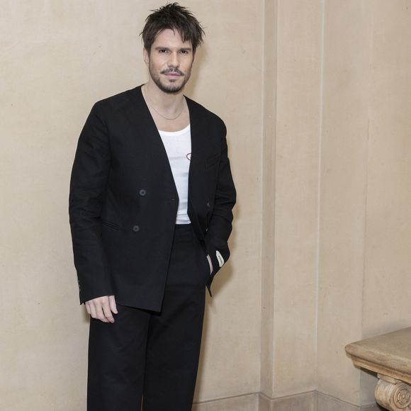 François Civil - Photocall du défilé Jacquemus au 51 rue Raynouard lors de la Fashion Week Masculine prêt-à-porter Automne/Hiver 2025-2026 à Paris, le 26 janvier 2025. 
© Olivier Borde / Bestimage