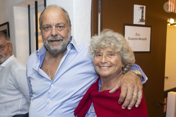 Eric Dupond-Moretti et Jacqueline Franjou avant son spectacle "J'ai dit oui" au théâtre de Verdure lors du 41ème Festival de Ramatuelle, le 4 août 2025. 

© Cyril Bruneau / Festival de Ramatuelle / Bestimage