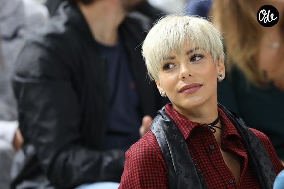 Isabelle Matuidi (femme de B.Matuidi) dans les tribunes du stade de France lors du match de ligue des nations opposant la France à l'Allemagne à Saint-Denis, Seine Saint-Denis, France, le 16 octobre 2018. La France a gagné 2-1.