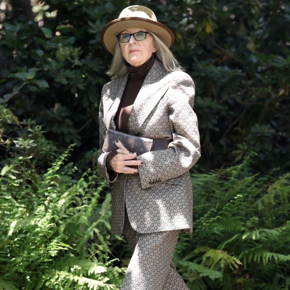 Exclusif - Diane Keaton se rend à un déjeuenr à Los Angeles, le 4 juin 2021.
Crédit : Backgrid USA / Bestimage