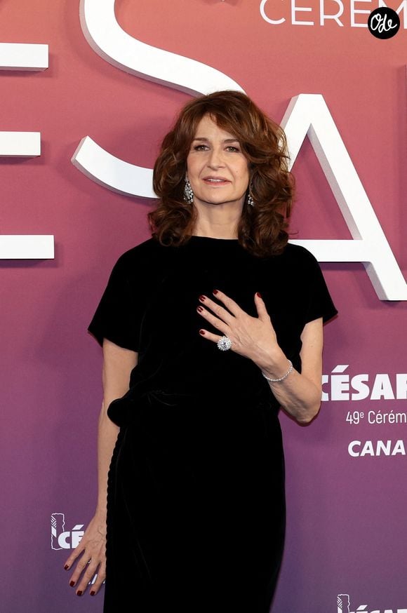 Valérie Lemercier, présidente des César 2024 - Photocall des lauréats lors de la 49ème édition de la cérémonie des César à l’Olympia à Paris, le 23 février 2024.

 © Dominique Jacovides / Olivier Borde / Bestimage