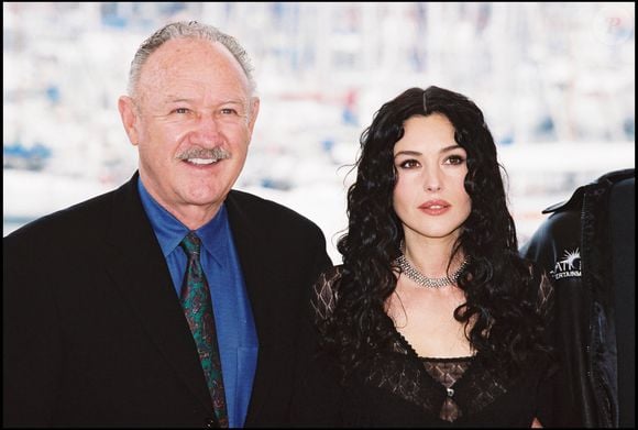 Archives - Gene Hackman et Monica Bellucci présentent "Under Suspicion" au festival de Cannes en 2000 FIZET-BORDE-MARTINEZ / BESTIMAGE