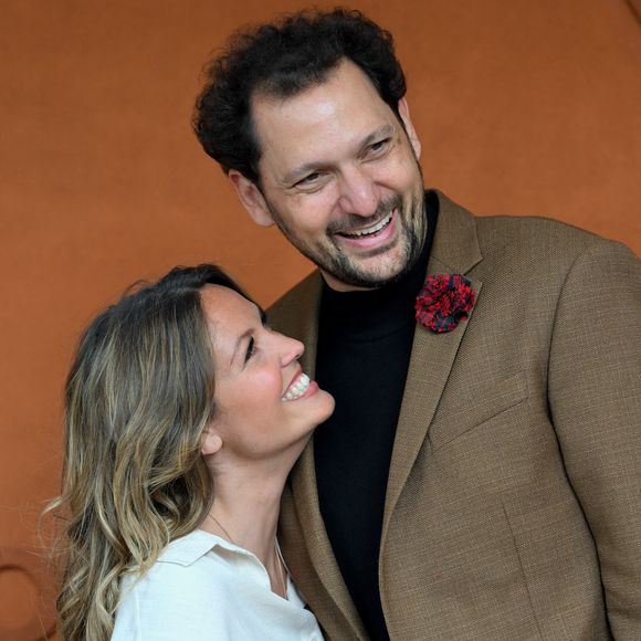 Gennifer Demey et Eric Antoine posent au Village pendant les Internationaux de France à Roland Garros le 07 juin 2025 à Paris, France. Photo by ABACAPRESS.COM