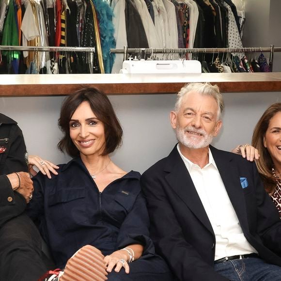 Exclusif - Isabelle Morini-Bosc, Géraldine Maillet, Gilles Verdez, Valérie Benaim, sur le plateau "Tout beau, tout n9uf" (TBT9) présenté par C.Hanouna, et diffusé en direct sur W9, Paris, France, le 18 septembre 2025. © Jack Tribeca / Bestimage