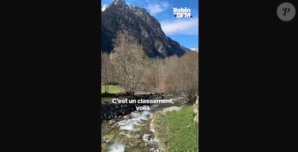 Robin, journaliste de BFMTV, en reportage dans le village qui a été le "pire village de France", Valjouffrey dans l'Isère.