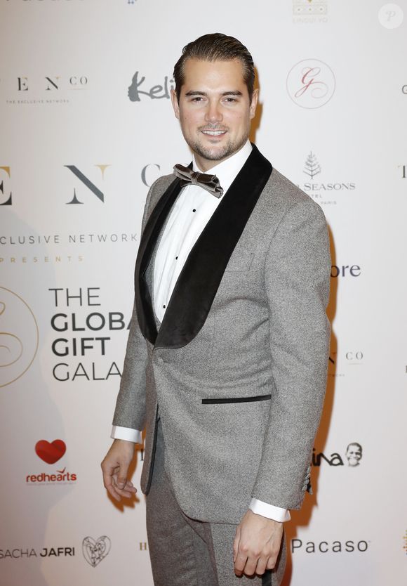 Victor (compagnon de Capucine Anav) - Photocall de la 10ème édition du "Global Gift Gala 2021" à l'hôtel Four Seasons Hotel George V à Paris le 30 octobre 2021.
 © Marc Ausset Lacroix/Bestimage