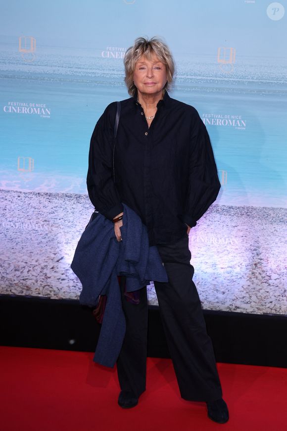 et Danièle Thompson 

Danièle Thompson - Tapis rouge lors de la 7ème édition du festival Cinéroman à Nice le 1er Octobre 2025. © Bebert-Jacovides/Bestimage