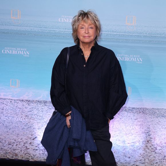 et Danièle Thompson 

Danièle Thompson - Tapis rouge lors de la 7ème édition du festival Cinéroman à Nice le 1er Octobre 2025. © Bebert-Jacovides/Bestimage