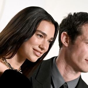 15 March 2026.

2026 Vanity Fair Oscar Party.
Los Angeles County Museum of Art, Los Angeles, California.

Pictured: Dua Lipa and Callum Turner.