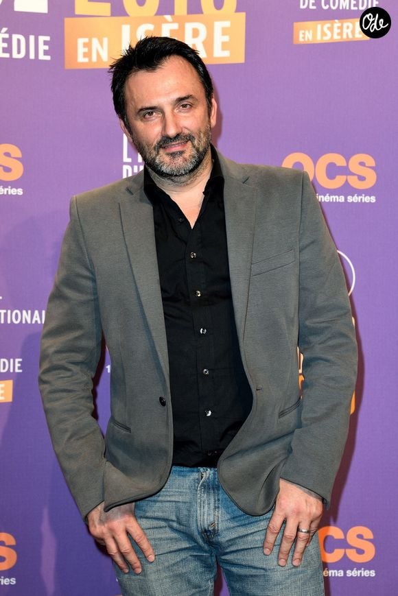 Frédéric Lopez lors de la cérémonie d'ouverture du 18e Festival du film d'humour de l'Alpe d'Huez, le 14 janvier 2015. Photo de Nicolas Briquet/ABACAPRESS.COM