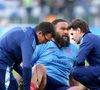 Uini Atonio, une star du XV de France, a été hospitalisée après un problème cardiaque.

Uini Atonio (France) pendant l'échauffement du match de rugby des Six Nations entre l'Italie et la France au stade Olimpico de Rome (Italie), le 23 février 2025.

Inside/Psnewz/Bestimage