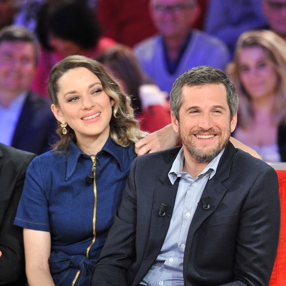 Exclusif - Marion Cotillard et Guillaume Canet - Enregistrement de l'émission "Vivement Dimanche prochain" présentée par M.Drucker et diffusée le 5 mai sur France 2. Le 29 avril 2019 © Guillaume Gaffiot / Bestimage